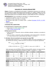 Manual de Laborat&oacute;rio de Controle PWM com PIC