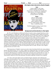 City Lights (1931) Film Study Guide