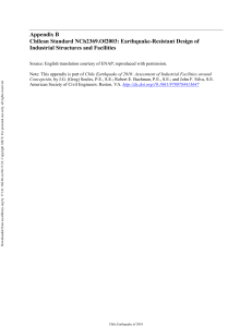 NCh2369.Of2003: Earthquake-Resistant Design Standard