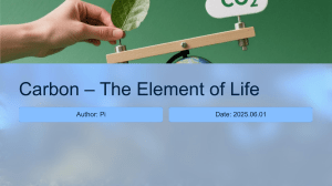 Carbon: The Element of Life - Presentation