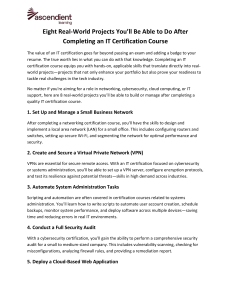 IT Certification Projects: Real-World Skills | Ascendient