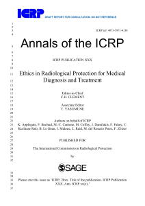 Ethics in Radiological Protection for Medical Diagnosis & Treatment