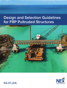 FRP Pultruded Structures: Design & Selection Guidelines