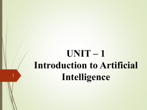 Introduction to Artificial Intelligence (AI) Presentation