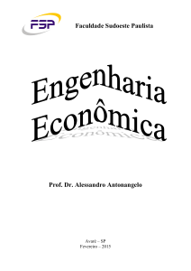 Engenharia Econômica e Empreendedorismo - Material do Curso