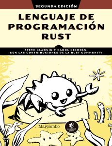 Libro de texto del lenguaje de programaci&oacute;n Rust, 2da edici&oacute;n (espa&ntilde;ol)