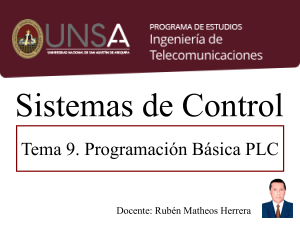 Fundamentos de la Programaci&oacute;n PLC: Sistemas de Control