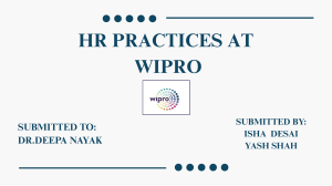 Wipro HR Practices: Recruitment, Training, & Compensation