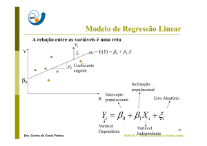 Modelo de Regress&atilde;o Linear: Equa&ccedil;&atilde;o e Componentes
