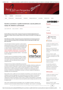 Juventude, Grafite e Cidadania em Escolas P&uacute;blicas