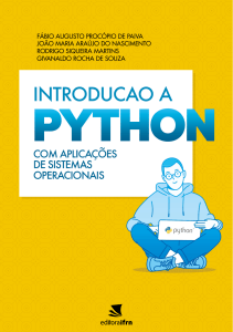 EBOOK - INTRODU&Ccedil;&Atilde;O A PYTHON (EDITORA IFRN)