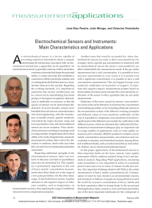 Electrochemical Sensors: Characteristics & Applications