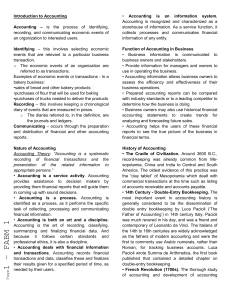 Introduction to Accounting Principles