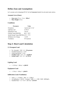 Obliczenia Projektowe HVAC: Poziom Hali Stacji Metra