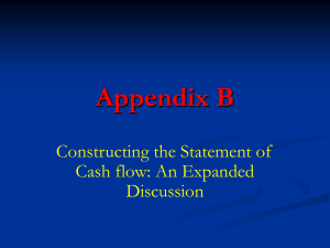 Statement of Cash Flows: Construction & Analysis