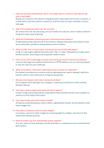 Internet & AI Q&A: Connectivity, Security, Search Engines