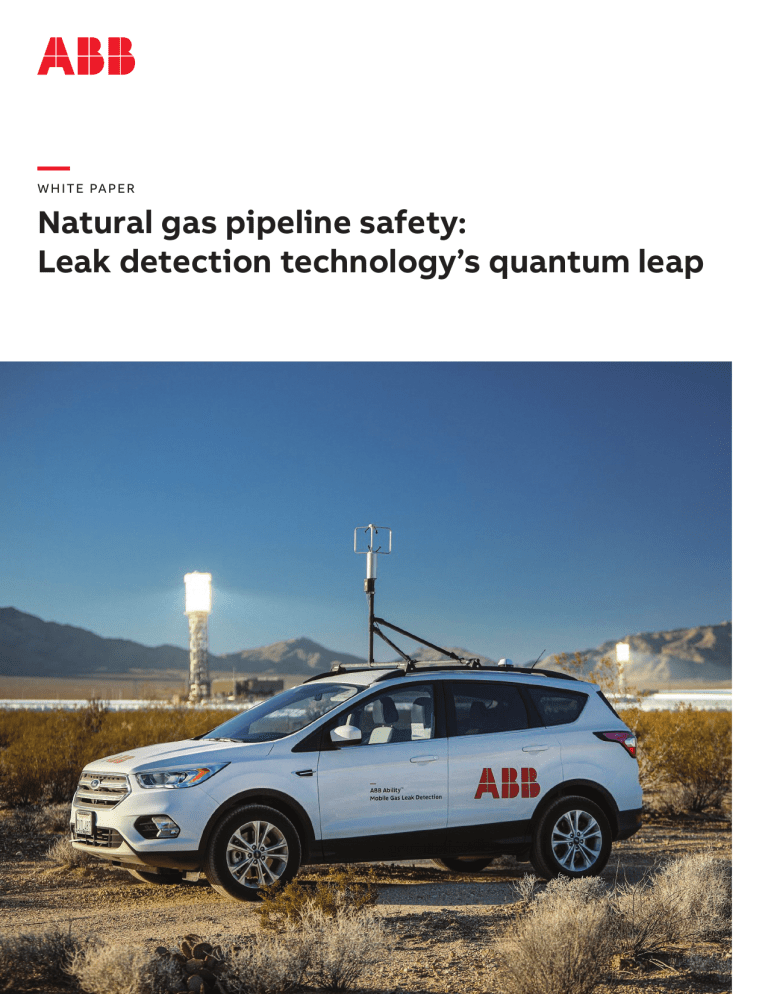 Natural Gas Pipeline Safety: Leak Detection Technology