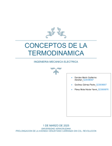 Conceptos de Termodinámica: Ley Cero, Temperatura, Masa