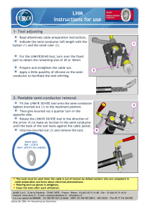 LHM Tool Instructions: Cable Semi-Conductor Removal