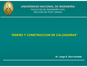 Dise&ntilde;o y Construcci&oacute;n de Calzaduras: Sistemas de Apuntalamiento