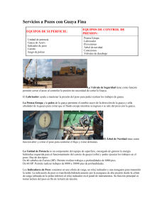 Equipos y Procedimientos de Servicios de Pozos con Guaya