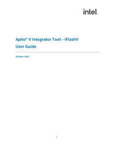 iFlashV User Guide: BIOS Update & OEM Key Injection