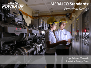 MERALCO Electrical Design Standards: Transformer & Vault Specifications