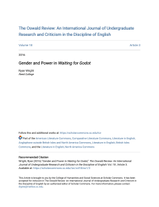 Gender & Power in Waiting for Godot: Analysis