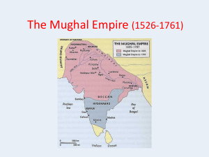 Mughal Empire: History, Society & Decline (1526-1761)