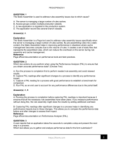 PEGACPSSA23V1 Exam Questions & Answers