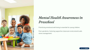 Preschool Mental Health & Education Initiatives