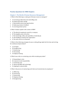 HRM Practice Questions: Chapters 1 & 2
