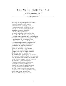 The Nun's Priest's Tale - Geoffrey Chaucer's Canterbury Tales