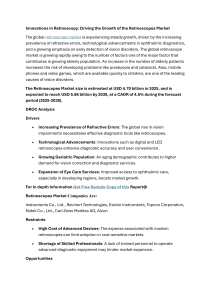 Innovations in Retinoscopy