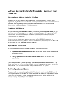 CubeSat Attitude Control Systems: A Literature Summary