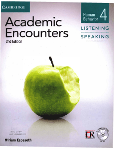 Academic Encounters: Listening & Speaking - Human Behavior