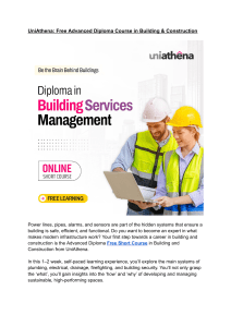 Free Building & Construction Diploma | UniAthena Course