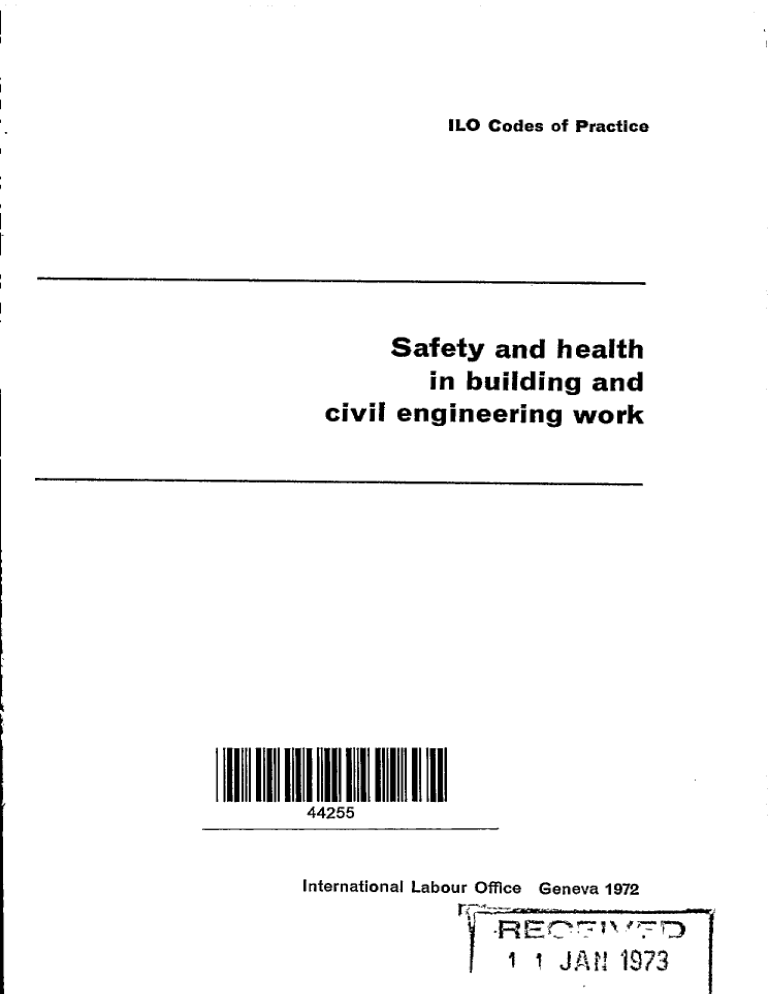 Safety & Health in Building & Civil Engineering Code