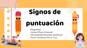 Signos de Puntuaci&oacute;n: Presentaci&oacute;n sobre Puntuaci&oacute;n Espa&ntilde;ola