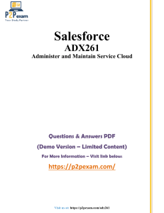 Salesforce ADX261 Exam Questions & Answers (Demo)