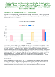 Informe de Salud: Análisis de IMC, ICC, Grasa Corporal y Edad Metabólica