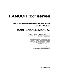 FANUC Robot R-30iB Mate Controller Maintenance Manual