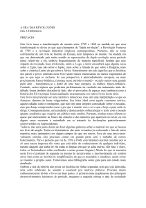 HOBSBAWM, Eric. A era das revoluções