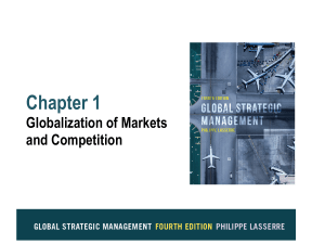 Globalization of Markets & Competition: Presentation