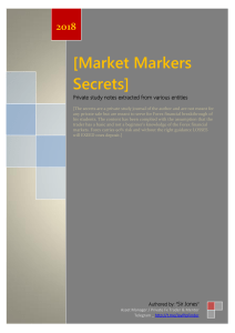 Market Maker Secrets: Forex Trading Study Notes