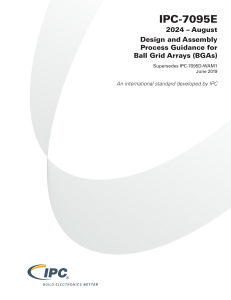 IPC-7095E: BGA Design & Assembly Process Guidance