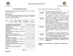 Test de Estr&eacute;s: Secretar&iacute;a de la Defensa Nacional