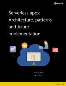 Serverless Apps: Architecture, Patterns, Azure Implementation