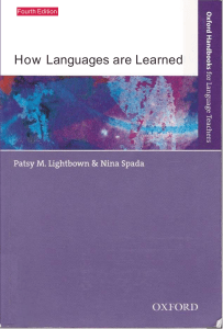 How Languages Are Learned: 4th Edition Textbook