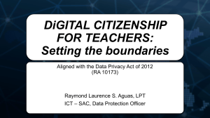 Digital Citizenship for Teachers: Data Privacy Guide